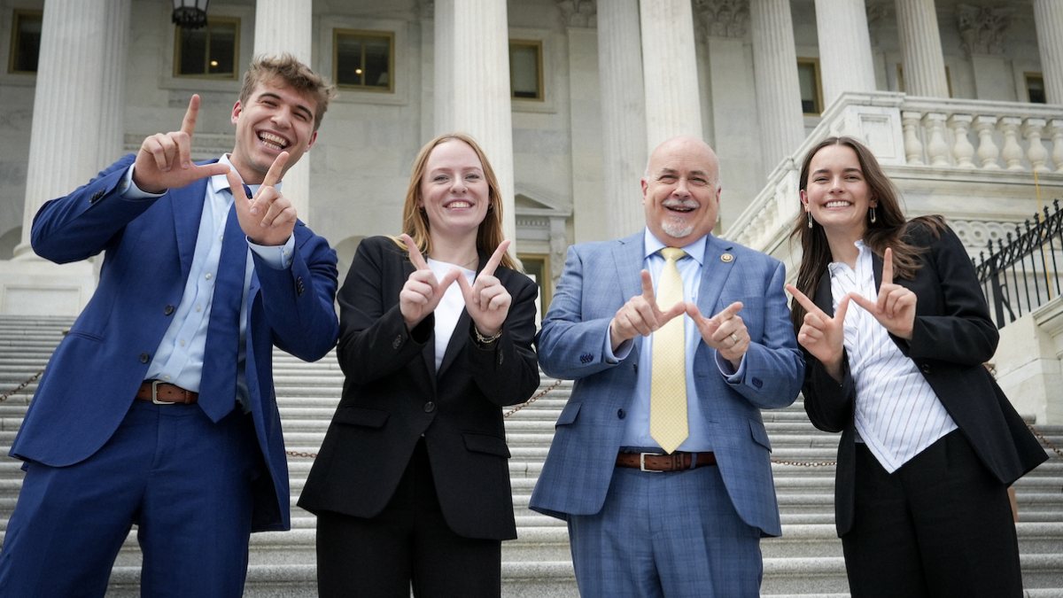 Rep. Pocan with Interns