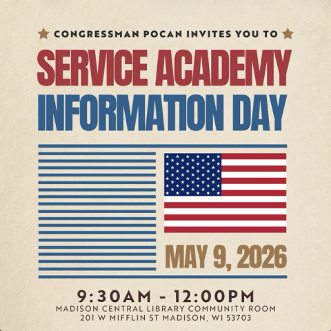 Service Academy Information Day, May 9, 2026, 9:30am-12pm