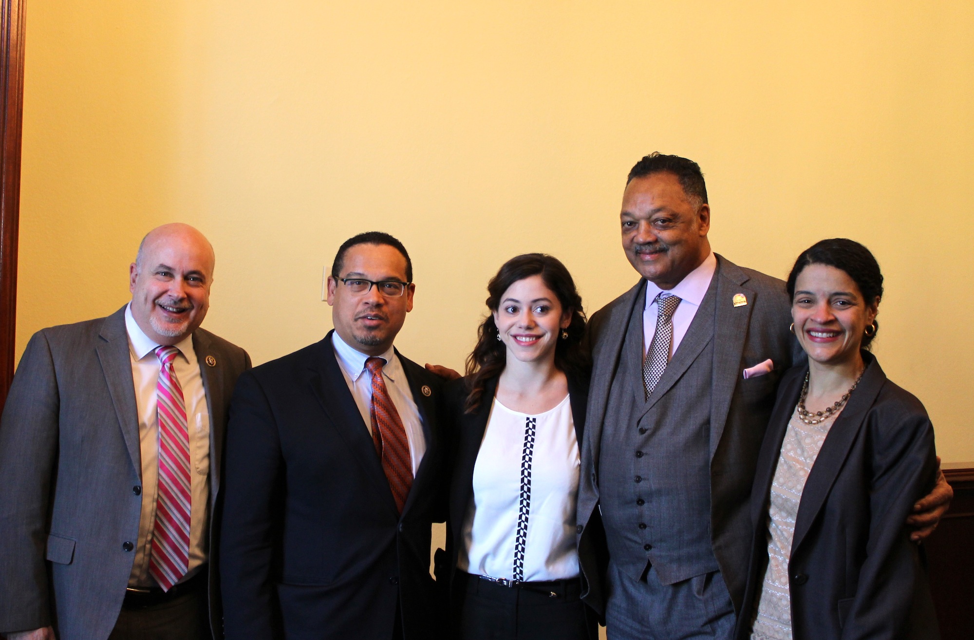 Pocan posing with others